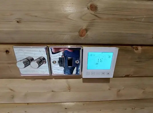 Módulo de contenedor - con bardo de madera maciza