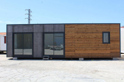 Módulo KVIP diáfano forrado madera y viroc ( Ref: 26011 )
