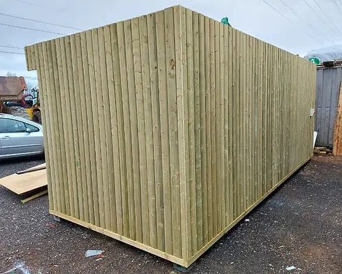 Módulo de contenedor - con bardo de madera maciza